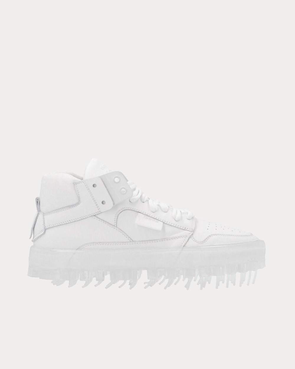 RBRSL - Bold White High Top Sneakers