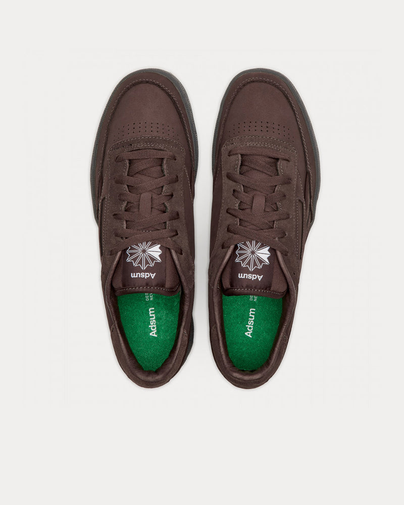 Reebok x Adsum Club C Brown Low Top Sneakers - 4
