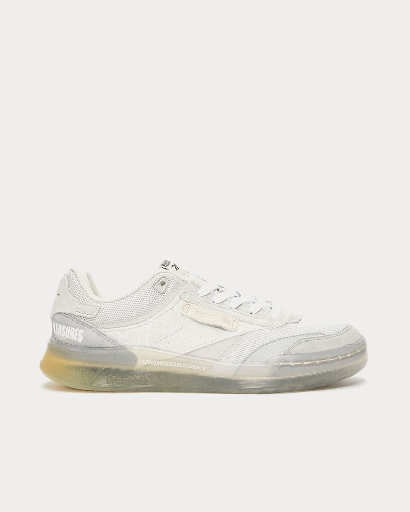 Reebok x PLEASURES Club C 85 White Low Top Sneakers - 1
