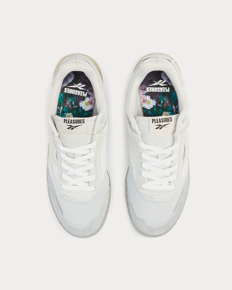 Reebok x PLEASURES Club C 85 White Low Top Sneakers - 2