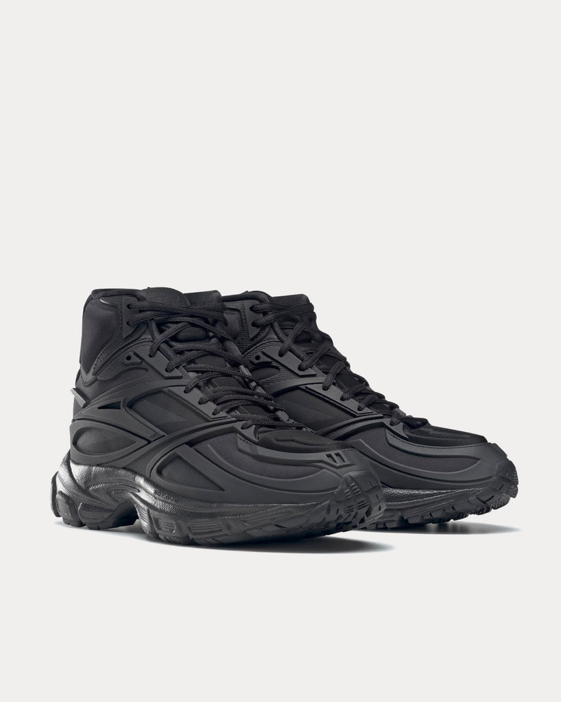 Reebok black high top sneakers online