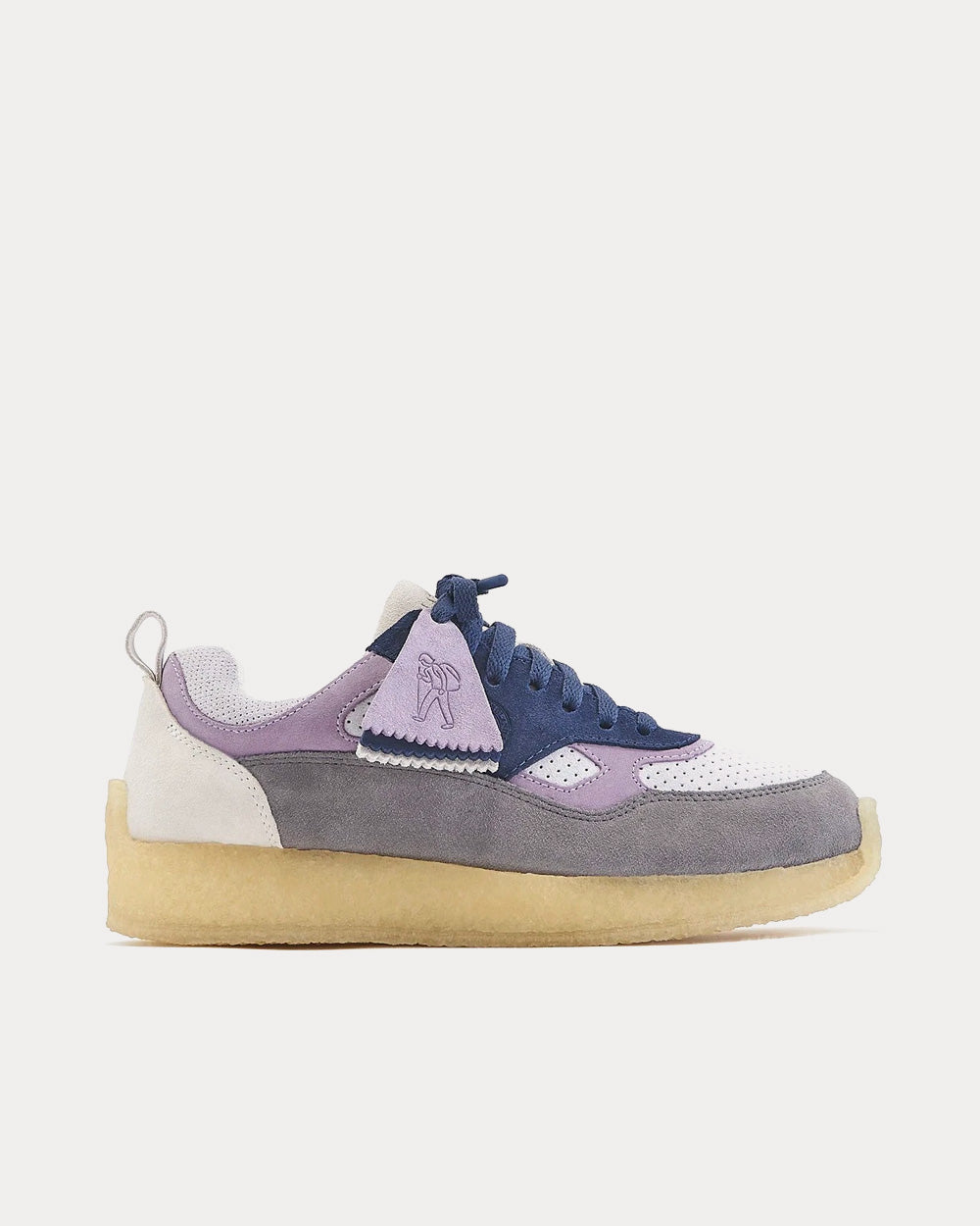Clarks x Kith - Lockhill Suede Purple Low Top Sneakers