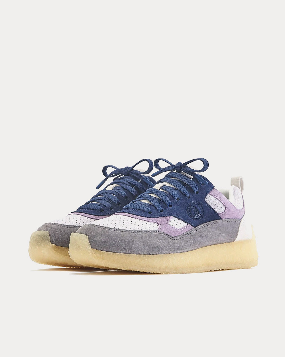 Clarks x Kith - Lockhill Suede Purple Low Top Sneakers