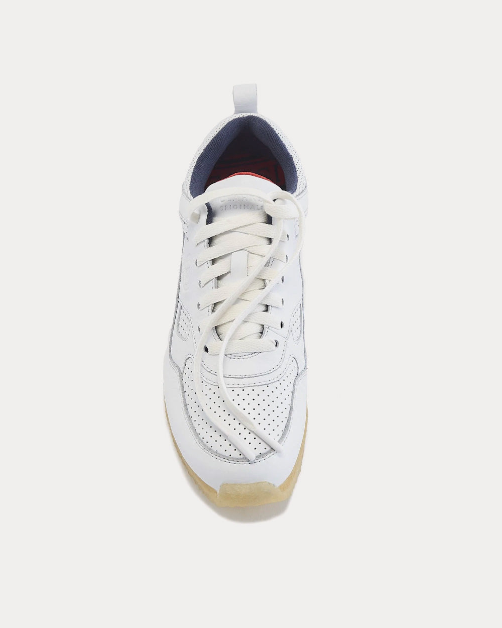 Clarks x Kith - Lockhill Suede White Low Top Sneakers