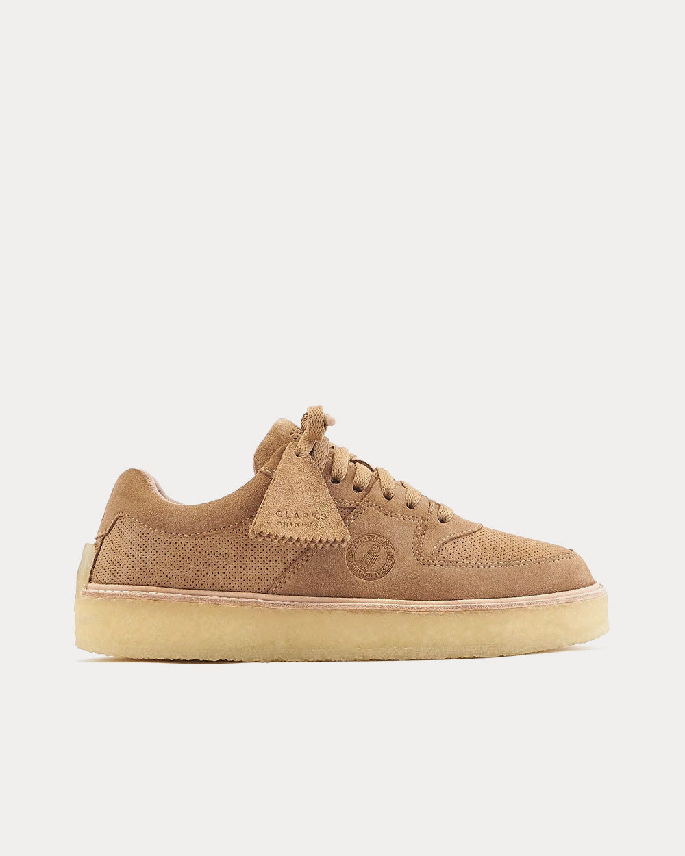 Clarks x Kith - Sandford Suede Tan Low Top Sneakers
