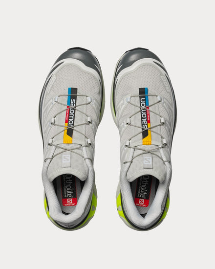 Salomon XT-6 Advanced Lunar Rock / Quiet Shade / Safety Yellow Low Top Sneakers - 2