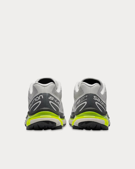 Salomon XT-6 Advanced Lunar Rock / Quiet Shade / Safety Yellow Low Top Sneakers - 4