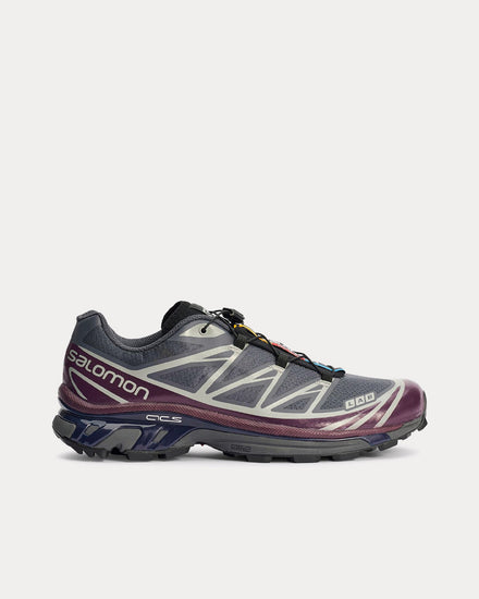 Salomon XT-6 Ebony / Maverick / Evening Blue Low Top Sneakers - 1