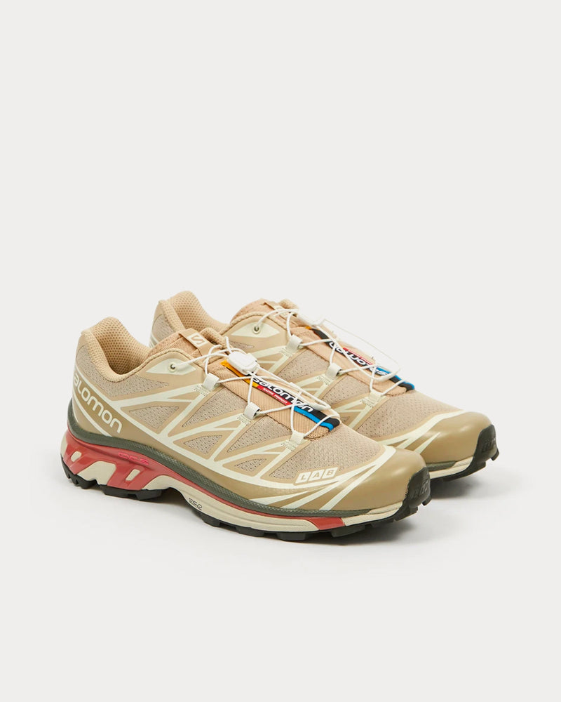 Salomon XT-6 Advanced Safari / Vintage Khaki / Castor Grey Low Top Sneakers - 3
