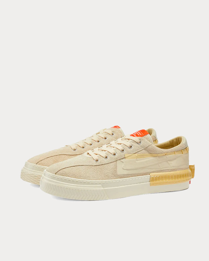 Stepney Workers Club x Studio Hagel Dellow Exp 1 Ecru Low Top Sneakers - 2