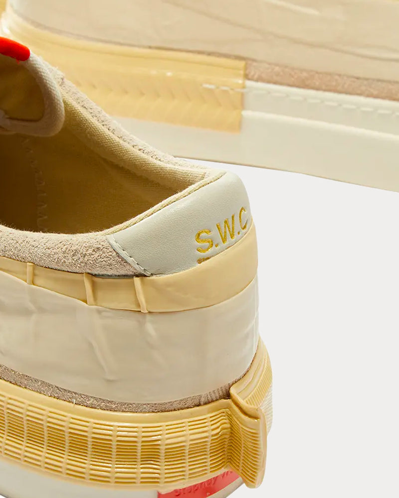 Stepney Workers Club x Studio Hagel Dellow Exp 1 Ecru Low Top Sneakers - 5