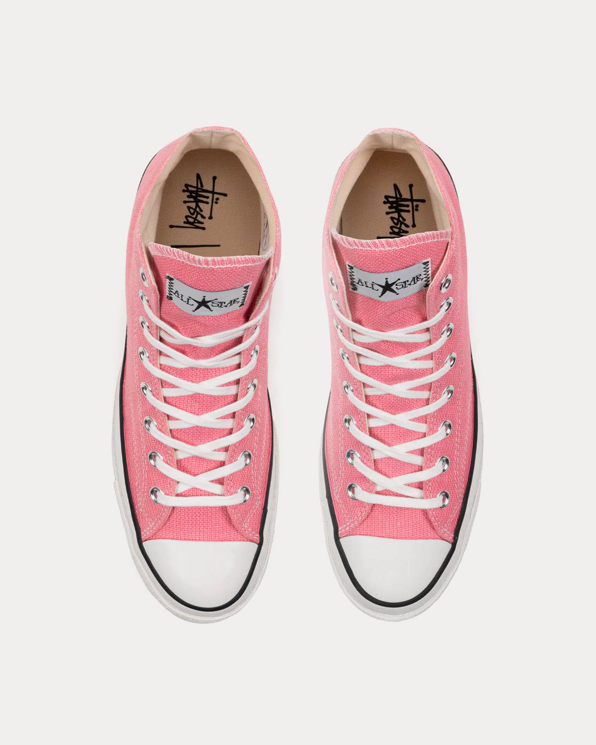Converse x Stüssy - Chuck 70 Hi Pink High Top Sneakers