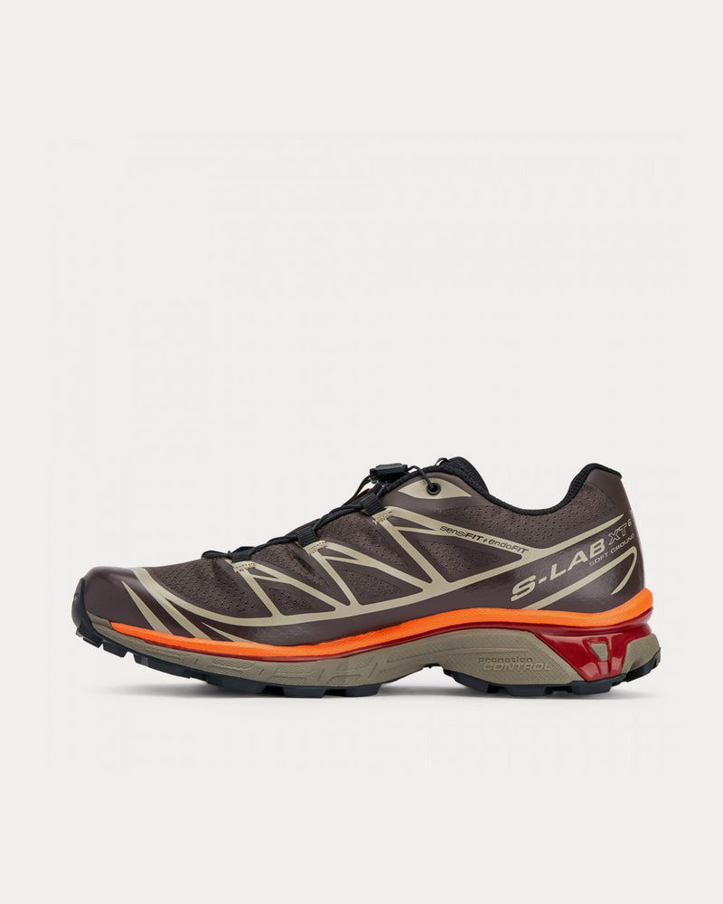 Salomon XT-6 Advanced Brown Running Trainers - 2