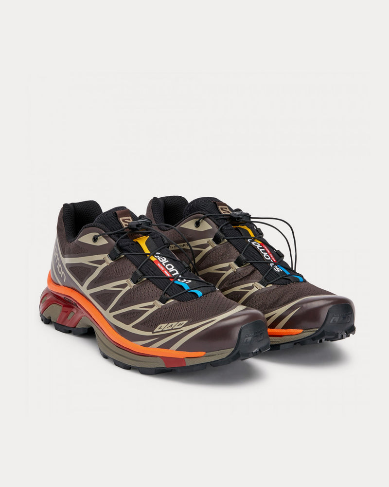 Salomon XT-6 Advanced Brown Running Trainers - 3