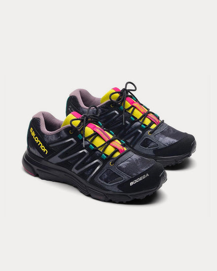 Salomon X-Mission 4 Suede 'Full Bleed' Black Low Top Sneakers - 3