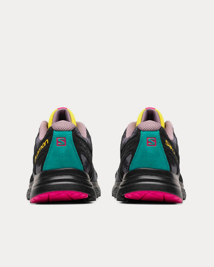 Salomon X-Mission 4 Suede 'Full Bleed' Black Low Top Sneakers - 4