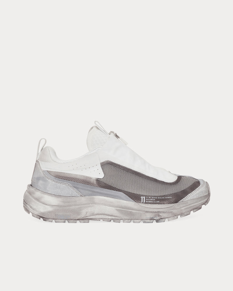 Salomon x 11 By Boris Bidjan Saberi Saberi Bamba 2 Light Grey Low Top Sneakers - 1