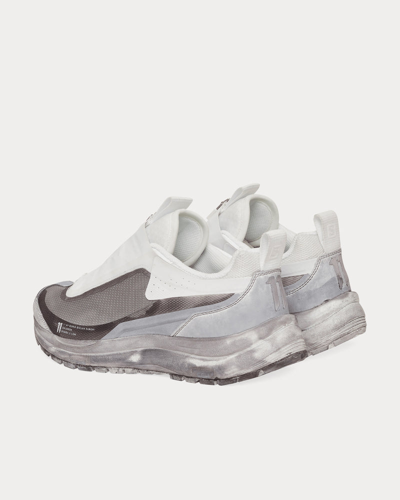 Salomon x 11 By Boris Bidjan Saberi Saberi Bamba 2 Light Grey Low Top Sneakers - 3