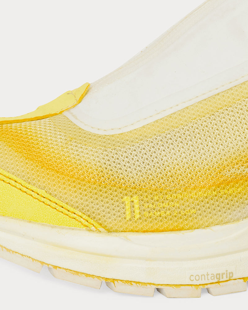 Salomon x 11 By Boris Bidjan Saberi Saberi Bamba 2 Yellow Low Top Sneakers - 5