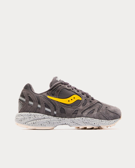 Saucony Grid Azura 2000 Black / Crystal Yellow Low Top Sneakers - 1