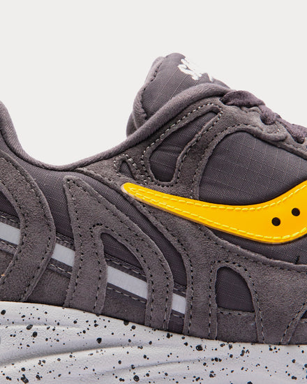 Saucony Grid Azura 2000 Black / Crystal Yellow Low Top Sneakers - 4