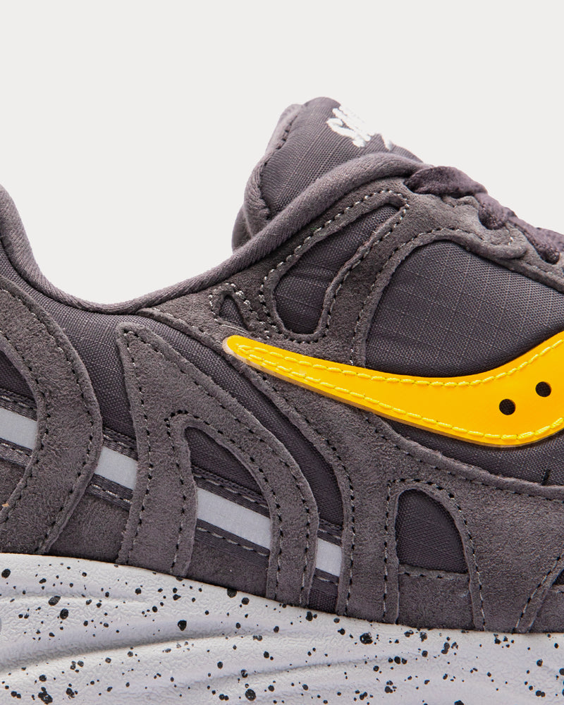 Saucony Grid Azura 2000 Black / Crystal Yellow Low Top Sneakers - 4