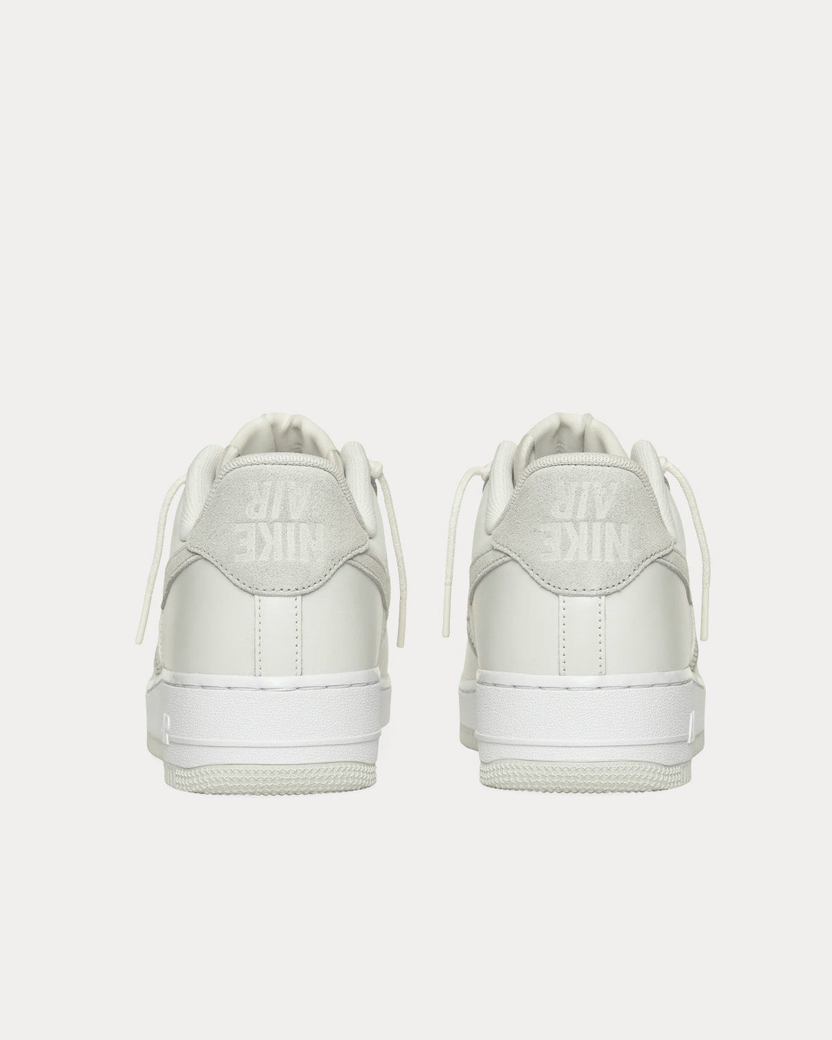 Nike x Slam Jam - AF-1 Triple White Low Top Sneakers