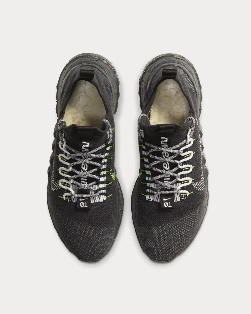 Nike Space Hippie 01 Black Volt Low Top Sneakers - 3