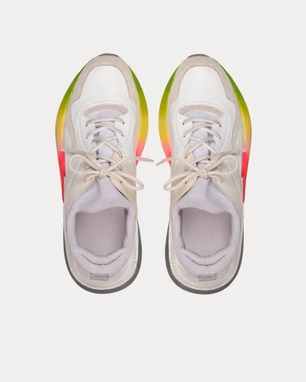 Stella McCartney Eclypse White & Rainbow Low Top Sneakers - 3