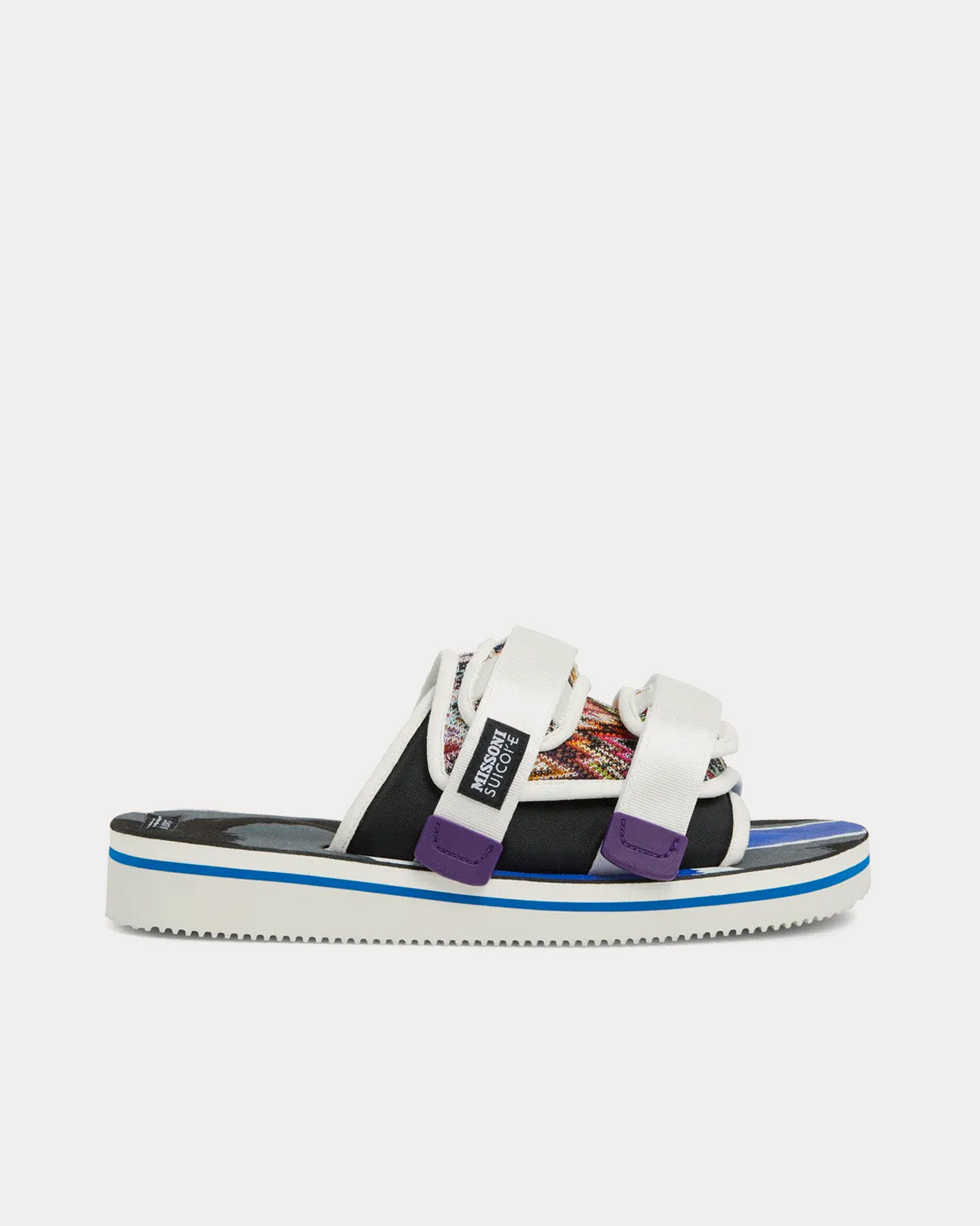 Suicoke x Missoni Unisex Moto White / Blue Sandals