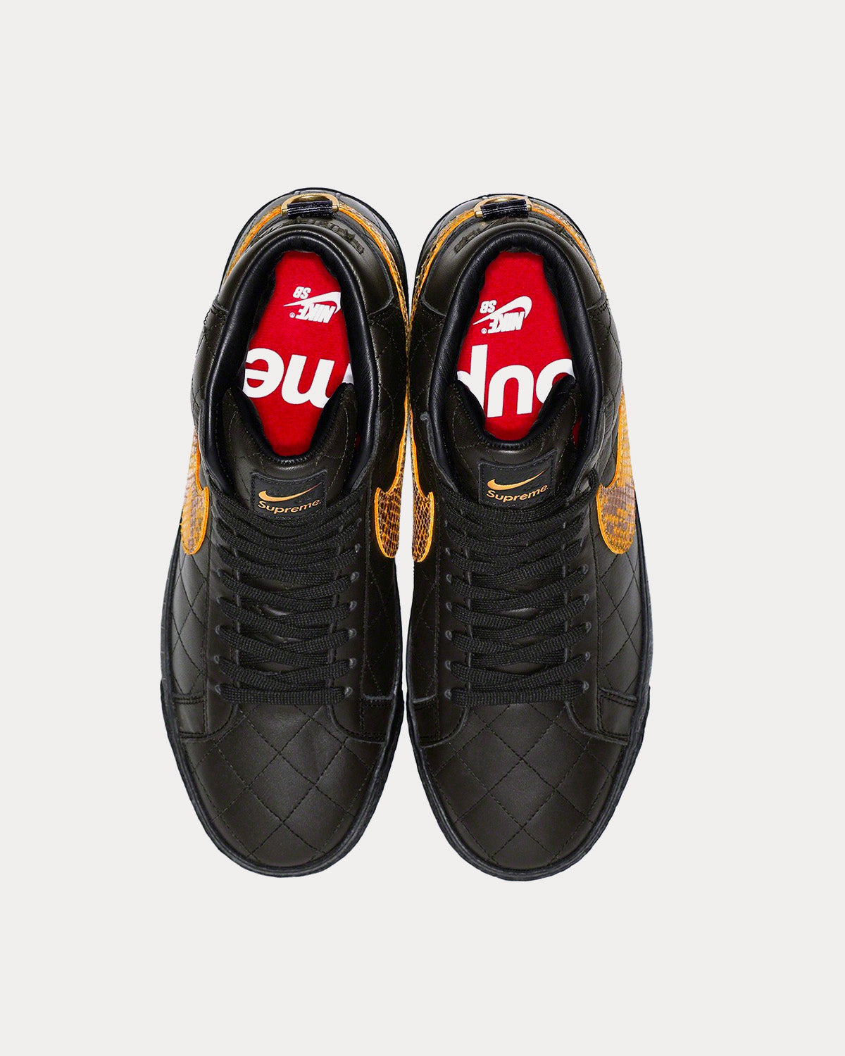 Nike x Supreme - SB Blazer Mid Black High Top Sneakers