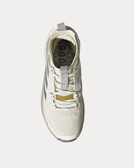 Adidas x and wander Terrex Free Hiker 2.0 Off White / Matte Silver / Linen Green High Top Sneakers - 2