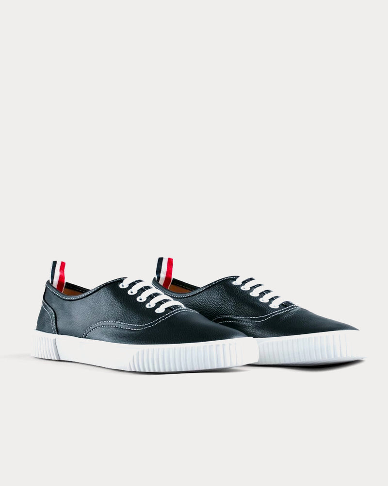 Thom Browne x Highsnobiety Heritage Grey Low Top Sneakers - 2