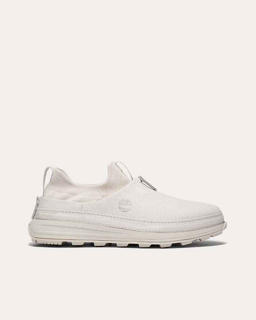 Pangaia x Timberland White Slip On Sneakers Sneak in Peace