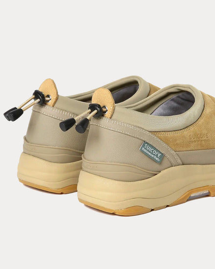 Suicoke x thisisneverthat Pepper-abTNT Beige Slip On Sneakers - 4