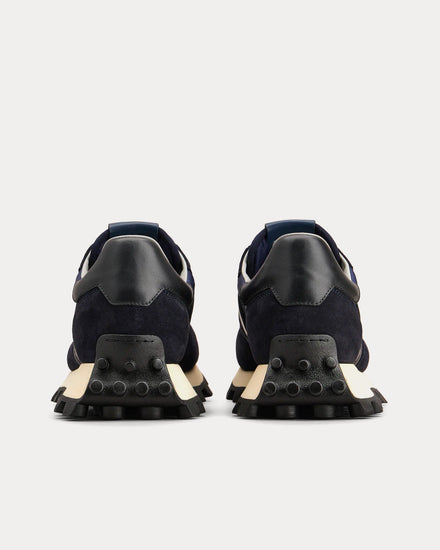 Tod's 1T Suede & Fabric Blue Low Top Sneakers - 3