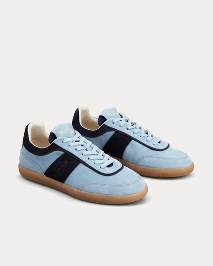 Tod's Tabs Suede Light Blue / Blue Low Top Sneakers - 2