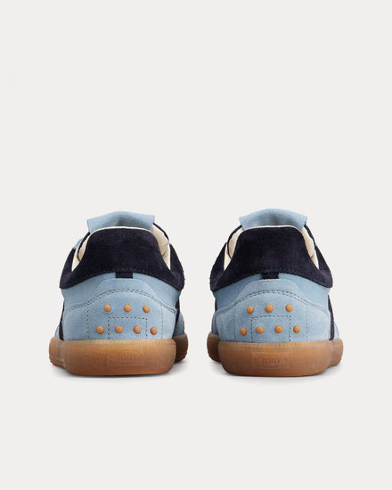 Tod's Tabs Suede Light Blue / Blue Low Top Sneakers - 3