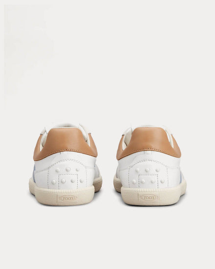 Tod's Tabs Suede White / Light Blue / Beige Low Top Sneakers - 3