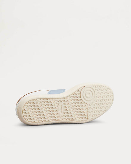 Tod's Tabs Suede White / Light Blue / Beige Low Top Sneakers - 4