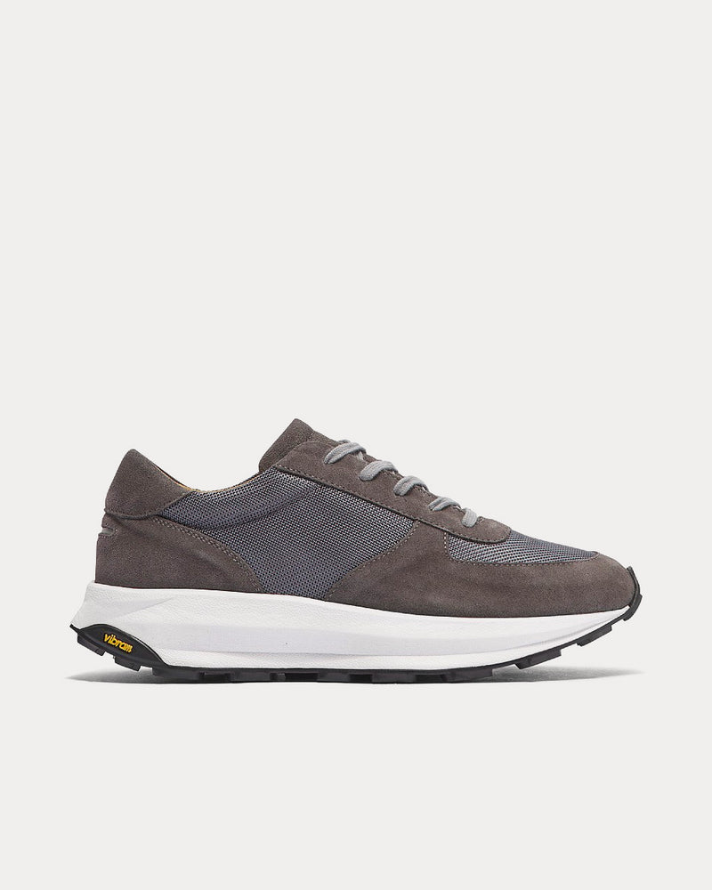 Unseen Footwear Trinity Tech Suede Mesh Grey Low Top Sneakers - 1