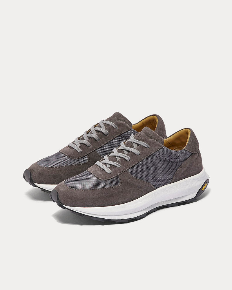 Unseen Footwear Trinity Tech Suede Mesh Grey Low Top Sneakers - 2