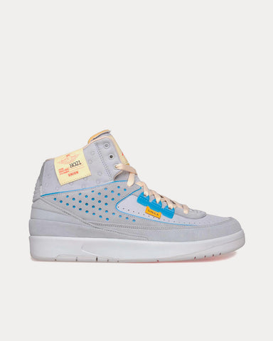 Jordan x Union Air Jordan 2 'Grey Fog' High Top Sneakers