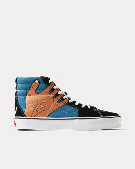 Vans Vault x Imran Potato UA SK8-HI VR3 LX Black / Navy / White / Fenugreek High Top Sneakers - 1