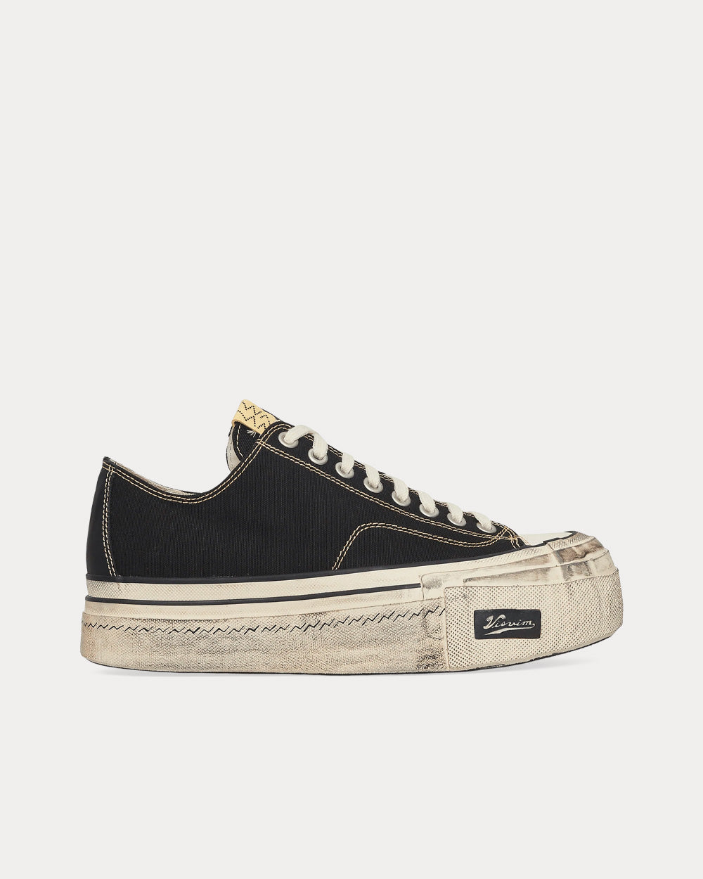 Visvim Skagway Lo G Patten Black Low Top Sneakers - Sneak in Peace