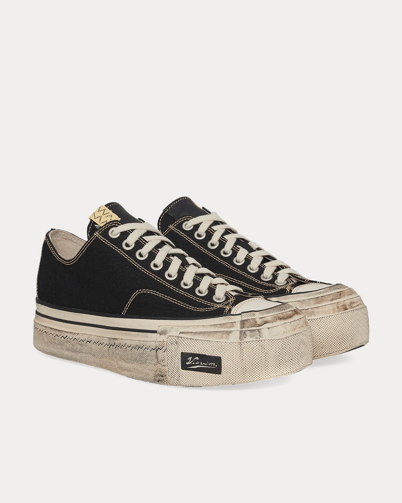 Visvim Skagway Lo G Patten Black Low Top Sneakers - 3
