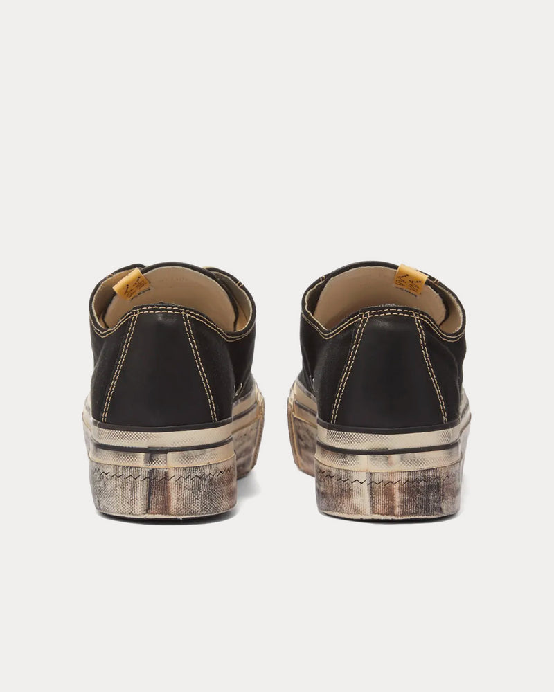 Visvim Men's Skagway Lo G Patten Black Low Top Sneakers