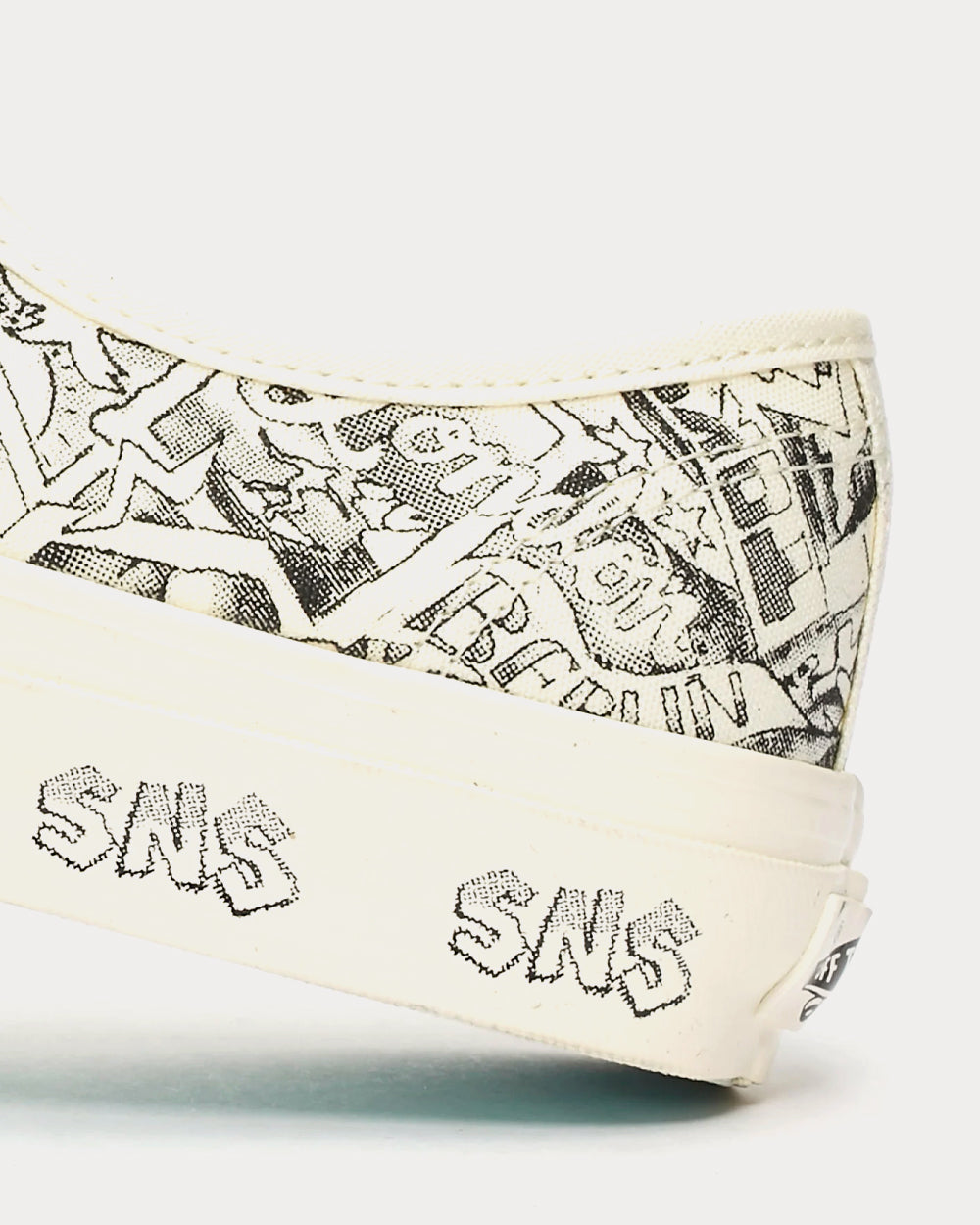 Vans x SNS - OG Authentic LX Marshmallow White Low Top Sneakers