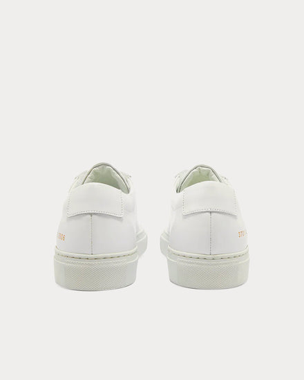 Common Projects Original Achilles Leather White Low Top Sneakers - 4