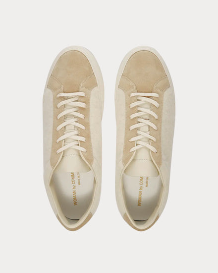 Common Projects Retro Wool White Low Top Sneakers - 2